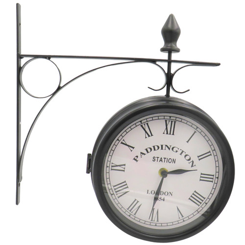 Double sided wall clock - double,