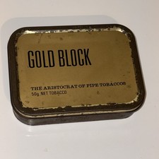 Vintage Gold Block Pipe