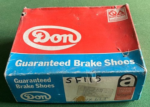 New rear brake shoe set - rear,