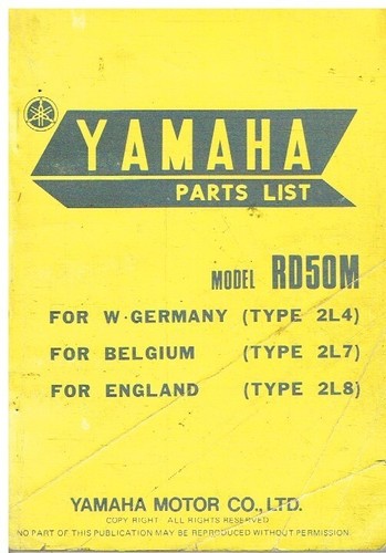 Yamaha rd50m orig 1977 - yamaha, orig.