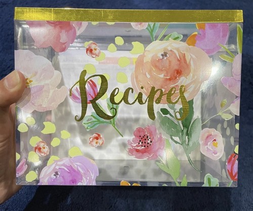 Recipe box with - box,