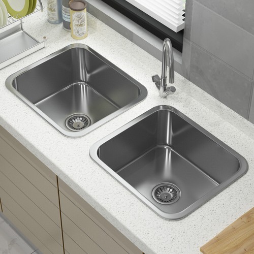 Stainless steel kitchen sink - stainless,
