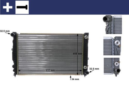 Radiator mahle fits - radiator,