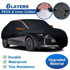 Heavy Duty 6 Layer Car Cover For Mini Cooper 2002-2024 Waterproof UV Protect UK