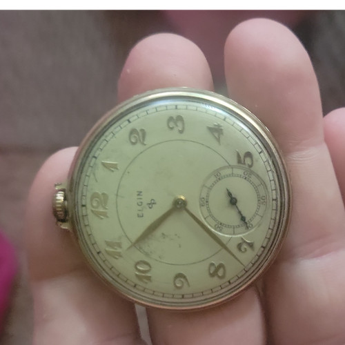 Elgin vintage open face pocket - vintage,