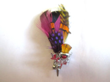 Vintage Signed Mizpah Amber