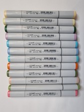 Set of 12 Copic Sketch Markers various colours - see image