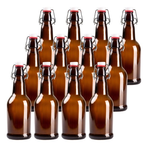 16oz amber glass beer - 16oz, bottles