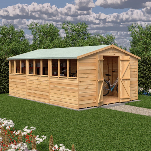 15x10 wooden garden shed - wooden,