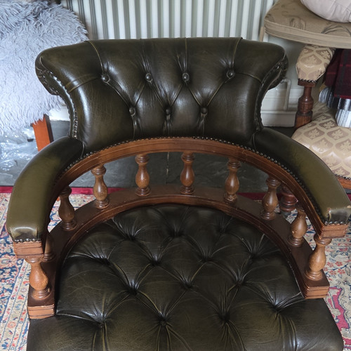 Chesterfield leather captains - chesterfield,