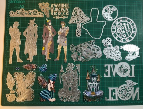 Steampunk die sets - -men, lady