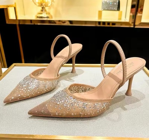Nude rhinestone diamonte - nude,