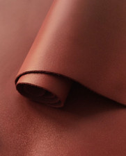 Rose Red Smooth Italian Leather Hide 1.4m2  1.5mm thick