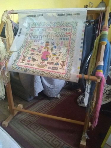 Tapestry work frame - tapestry,