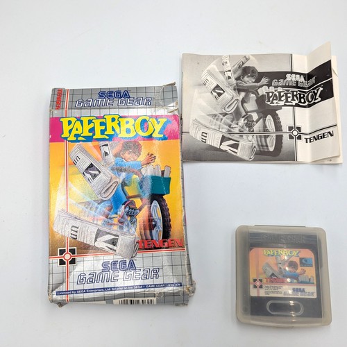 Sega game gear paperboy - game,