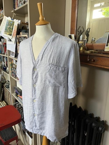 Frette linen mens short - linen, sleeve