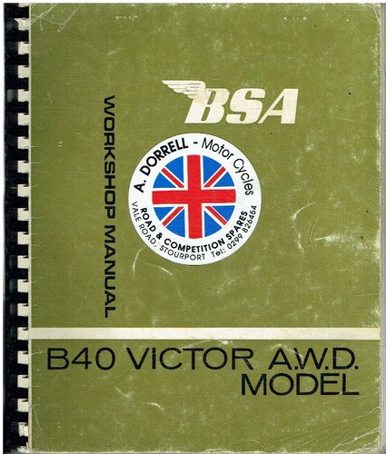 Bsa b40 victor - bsa,