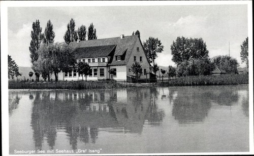 Postcard seeburg eichsfeld - in,