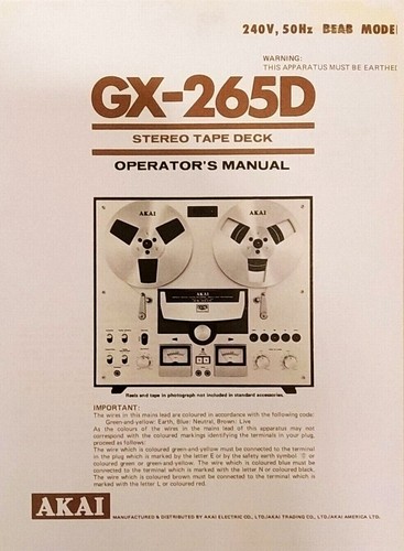 Akai 265d reel - reel, to