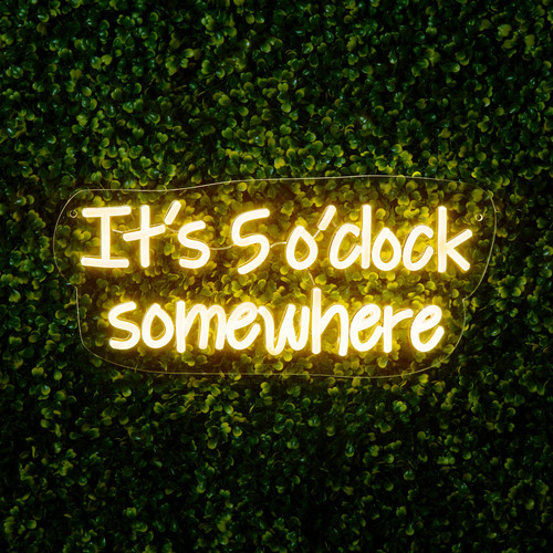 Clock somewhere led - it's,