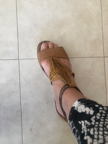 Tan tamaris wedge sandals - wedge,