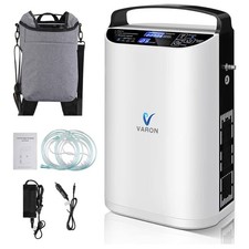 5L/min Portable Oxygen Air Flow 90% Purifier Machine Battery Bag Car Trip UK