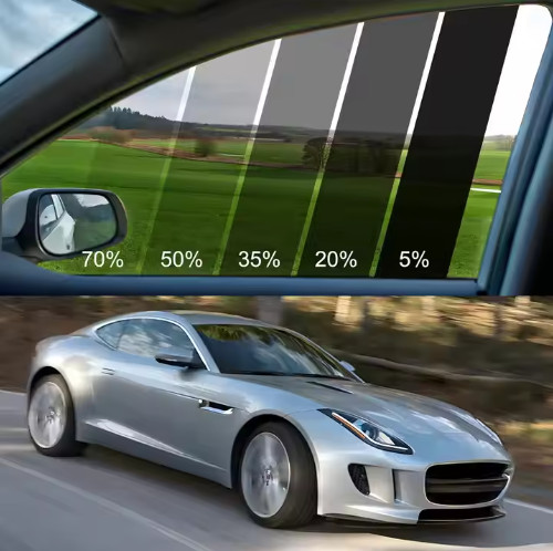 Ceramic car black - black, window