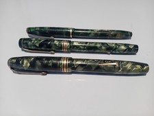 3 Antique Conway Stewart Green