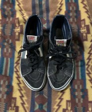 Vintage 90's Vans SK8 hi skating high blue Made In USA Shoes