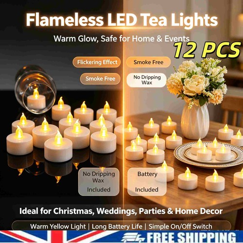 12pcs flameless led - 12pcs, lights