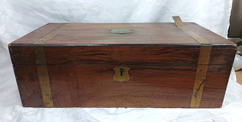Victorian walnut writing - victorian,