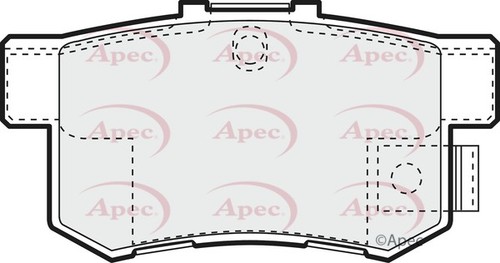 Apec pad1066 rear - apec, pad