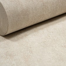 Plain Neutral Beige Wallpaper