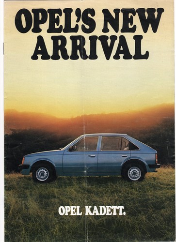 Opel kadett range 1979 - kadett, range,