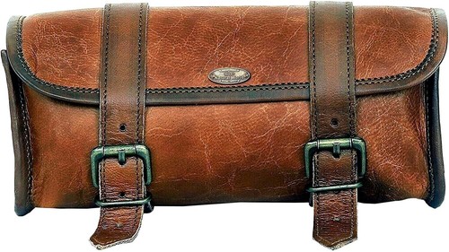 Bag leather saddle tool - leather,