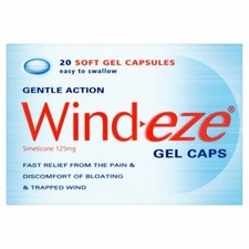 Wind-eze Gel Caps  20 Capsules