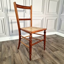 Antique Bedroom Chair Fluted &