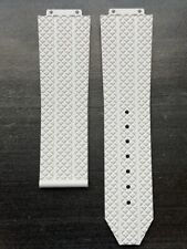 Hublot White Big Bang Watch Strap/band Rubber OEM fits 44/45MM Big Bang
