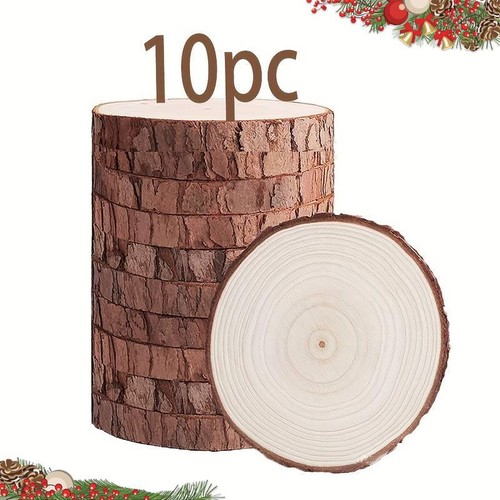 10pcs large wood slices - wood,