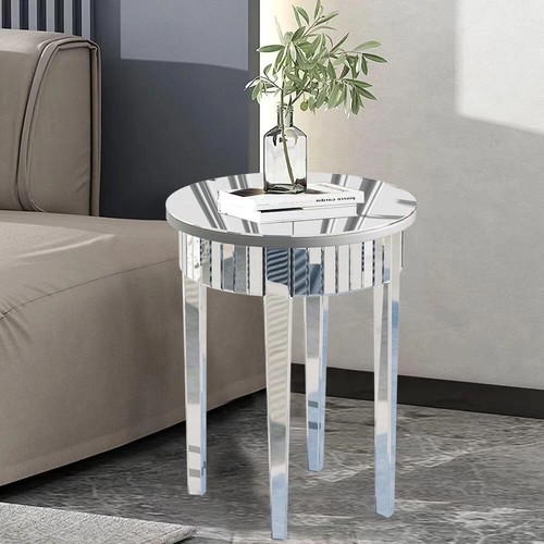 High end silver mirrored side - silver,