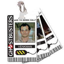 Ghostbusters Cosplay ID Card (Choose Your Character)