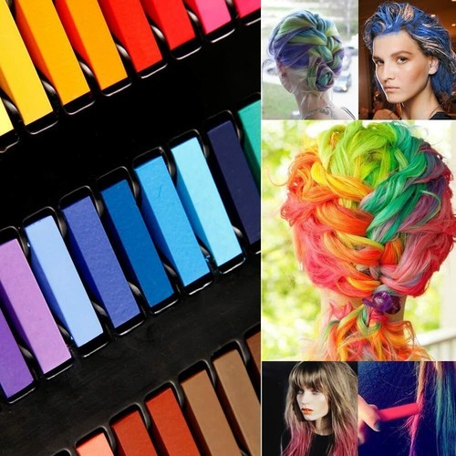 12pc unicorn hair chalk - hair,