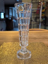 Vintage French Lead Crystal 22cm Tall Vase Cristal d'Arques