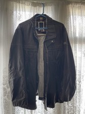 Bugatti Leather Coat With Zip