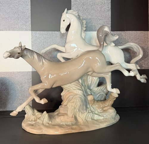 Lladro horses galloping - lladro,