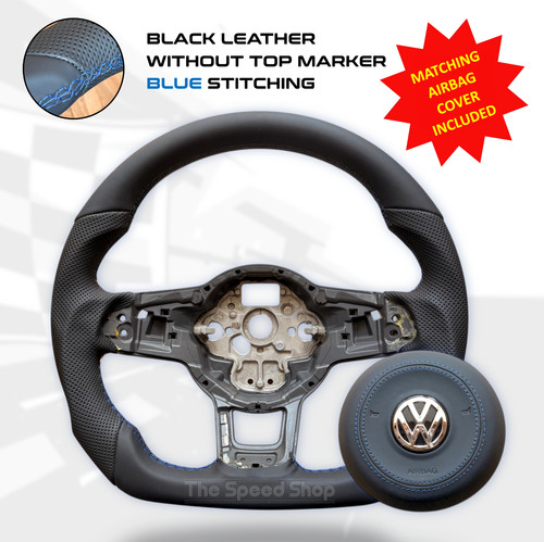 Leather steering wheel for - steering, vw
