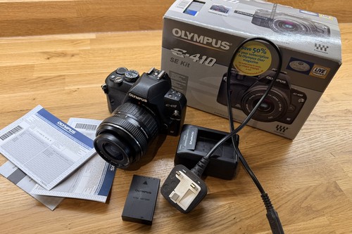 Boxed olympus 410 10mp dslr - boxed,