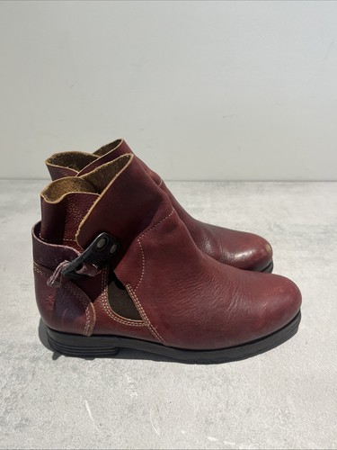 Fly london cherry leather - cherry,