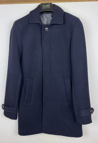 Navy blue wool - navy,