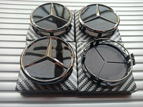 Mercedes black alloy wheel - 4x,
